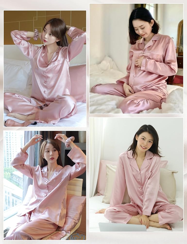 Amazon | [LilySilk] リリーシルク レディース パジャマ シルク